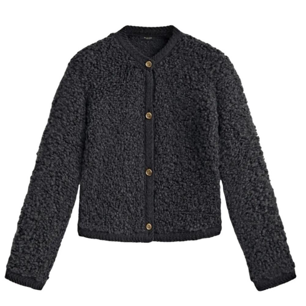 Massimo Dutti boucle Cardigan